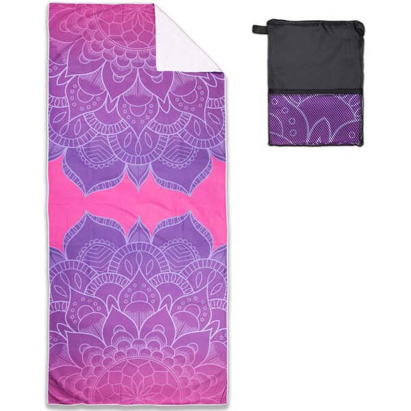 Monarch Brands Mandala Beach Towel - Purple - PNP-BT-MAND3070-PU