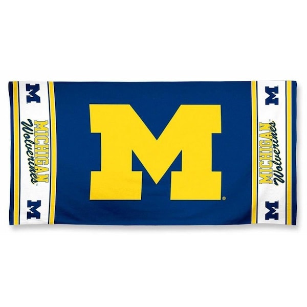 Mcarthur Towels & Sports Michigan Wolverines Towel 30x60 Beach Style - 9960618615