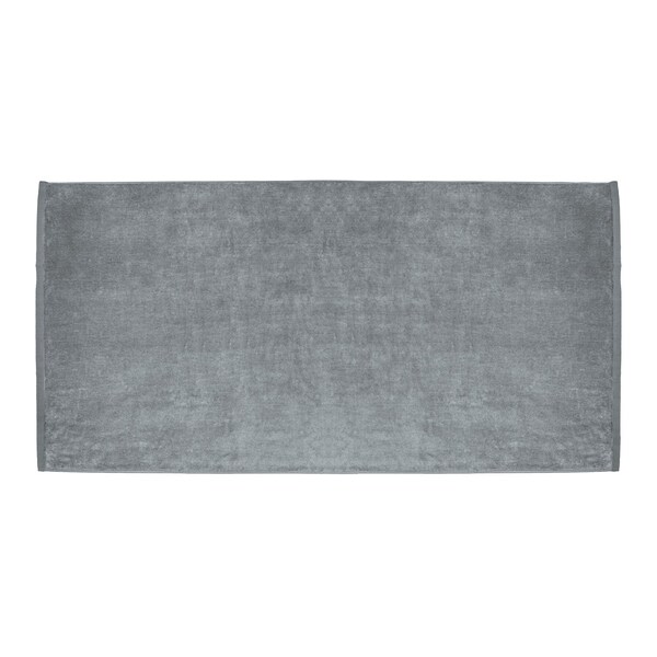 Towelsoft Premium terry velour beach towel 30 inch x 60 inch-Silver - HOME-BV1103-SLVR