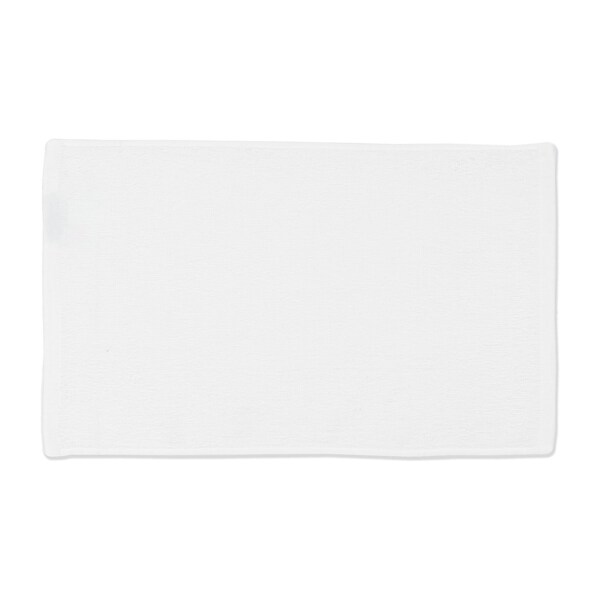 Towelsoft Light Weight Terry 100% cotton Sports Face Towel 11 inch x 18 inch White - FACE-EL1410-WE