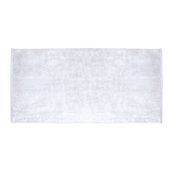 Towelsoft Large Terry Velour 100% Ring Spun Cotton Beach Towel-White - HOME-BV1108-WHT