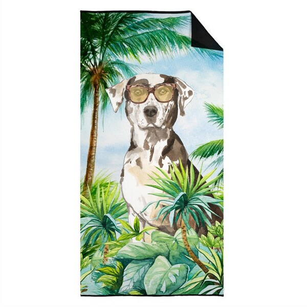 Carolines Treasures 30 x 60 in. Catahoula Leopard Dog Premium Beach Towel - CK3018TWL3060