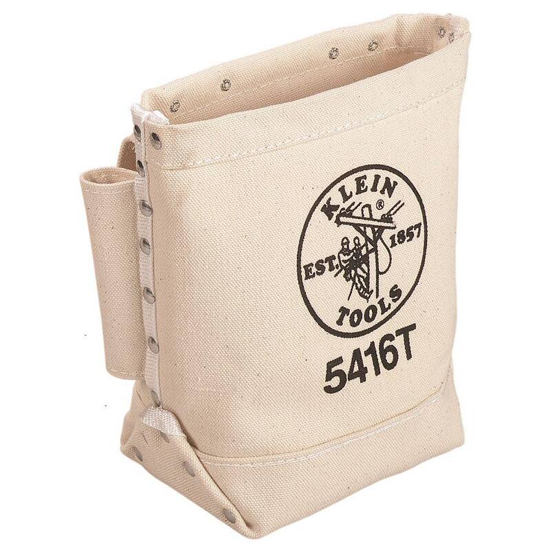 Klein Tools 9 in. Canvas Bull-Pin and Bolt Bag - 5416T