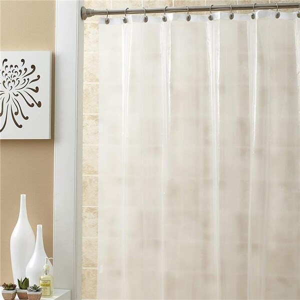 Zenna Home Zenna Home 272118 70 x 72 in. PEVA Medium Weight Shower Liner; Frosty - 272118