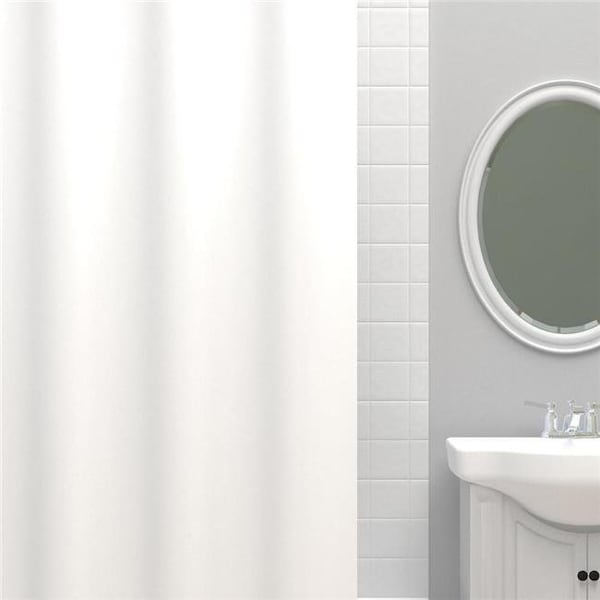 Zenna Home Zenna Home 272117 70 x 72 in. PEVA Heavy Weight Shower Liner; White - 272117