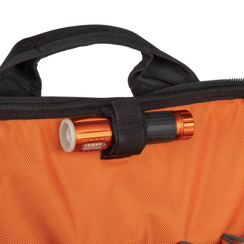 Klein Tools Tradesman Pro 17.25 in. Tool Station Backpack with Worklight - 55655