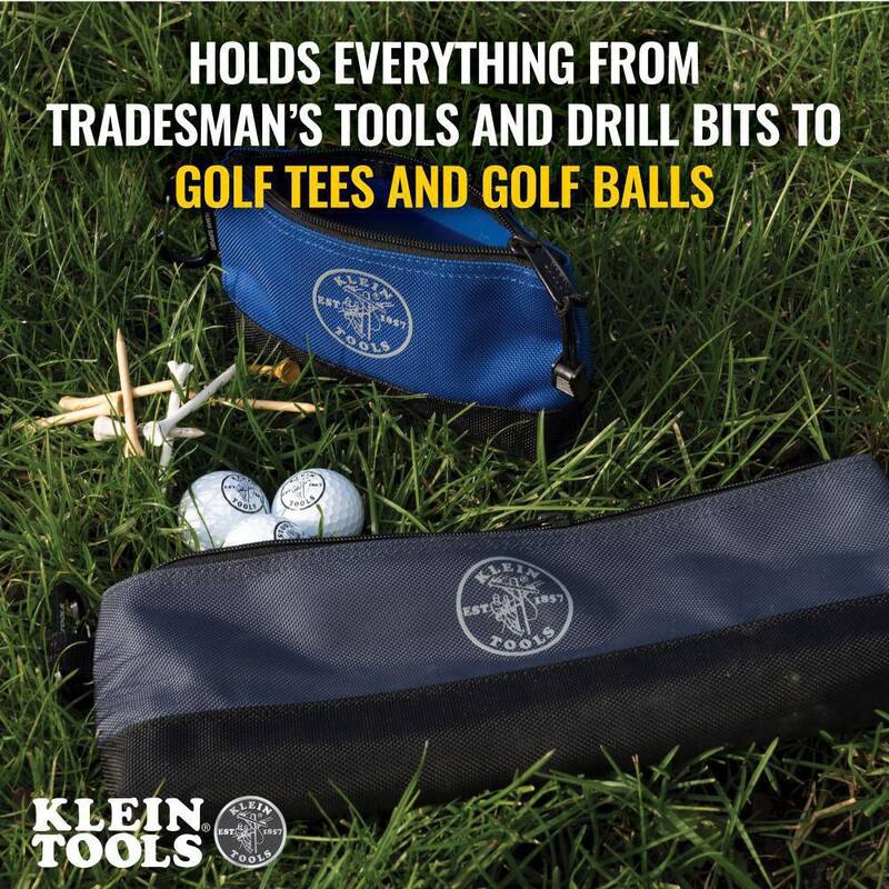 Klein Tools 7 in. and 14 in. Stand-up Zipper Bags (2-Pack) - 55559