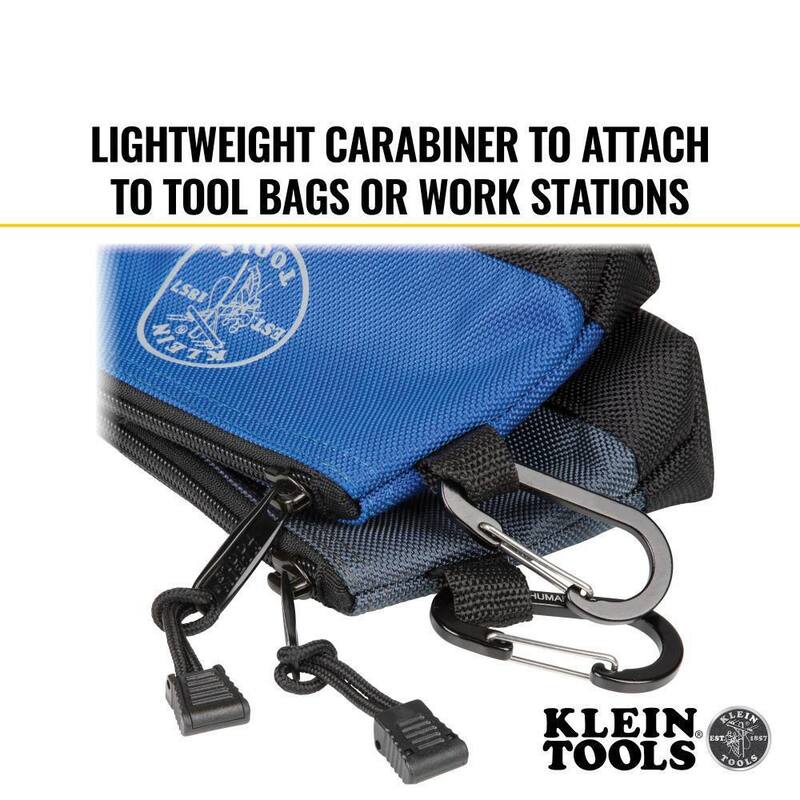 Klein Tools 7 in. and 14 in. Stand-up Zipper Bags (2-Pack) - 55559