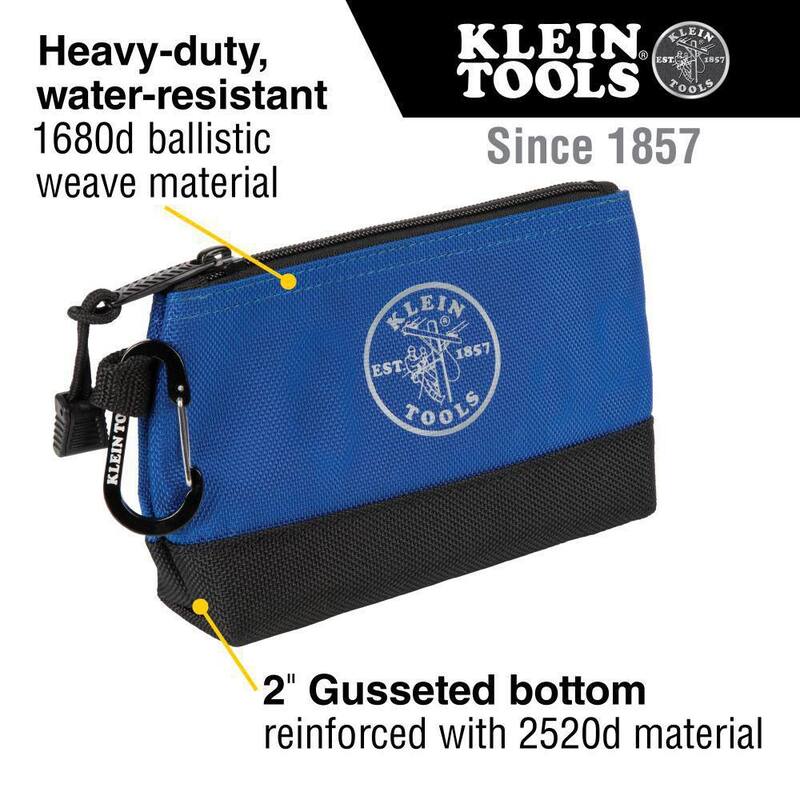 Klein Tools 7 in. and 14 in. Stand-up Zipper Bags (2-Pack) - 55559