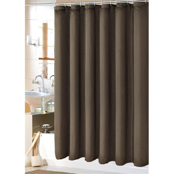 Bed Bag 72 in. x 72 in. Medium Luxury Shower Curtain - Chocolate - 1016