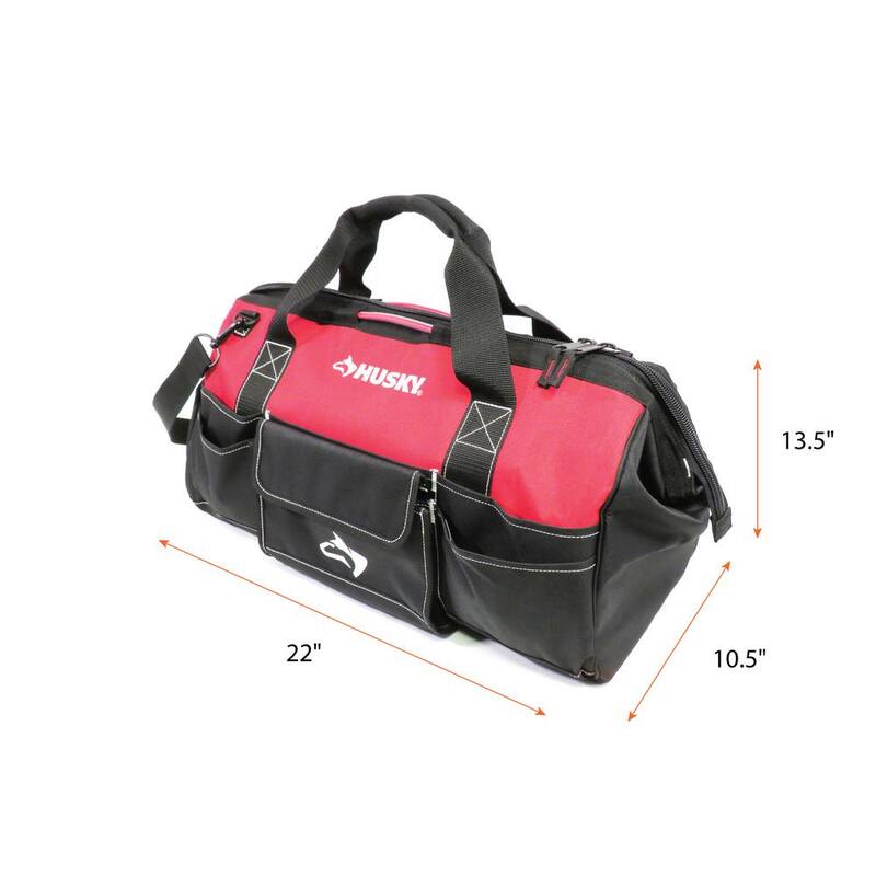 Husky 22 in. Spring-Loaded Tool Bag - 1H-2220-SLO