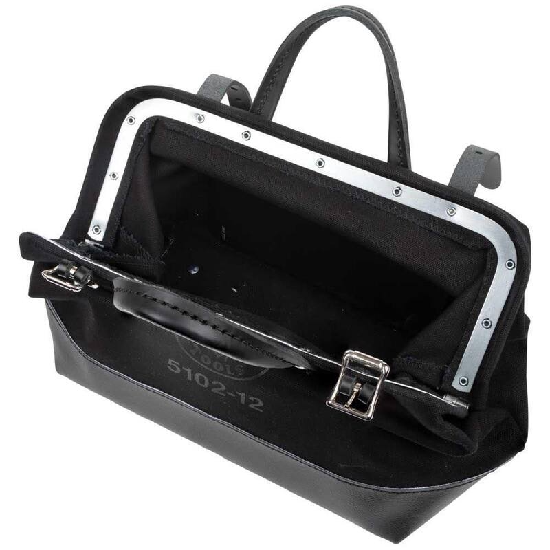 Klein Tools 12 in. Tool Bag, Black Canvas - 510212BLK
