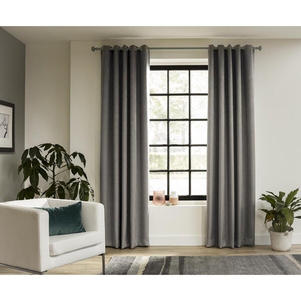 Kd Mueble 63 in. Forest Intensions Single Curtain Rod Kit, Pastel Green - KD3028844