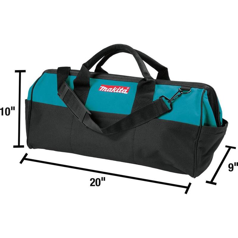 Makita 20 in. Contractor Tool Bag - 831303-9