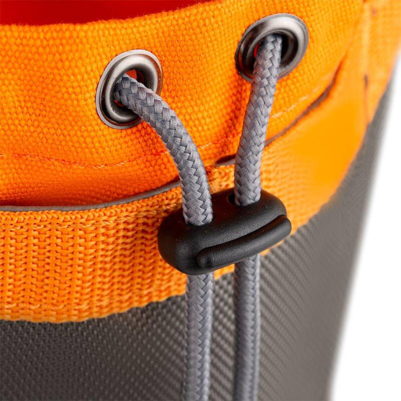 RIDGID 10 in. 19 Pocket Professional Grade Small Parts Organizer Tool Bag - RD25001-TH
