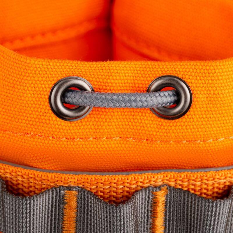 RIDGID 10 in. 19 Pocket Professional Grade Small Parts Organizer Tool Bag - RD25001-TH