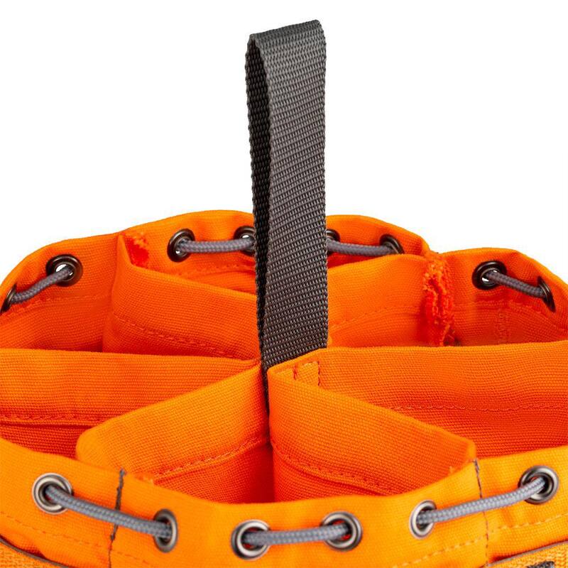 RIDGID 10 in. 19 Pocket Professional Grade Small Parts Organizer Tool Bag - RD25001-TH