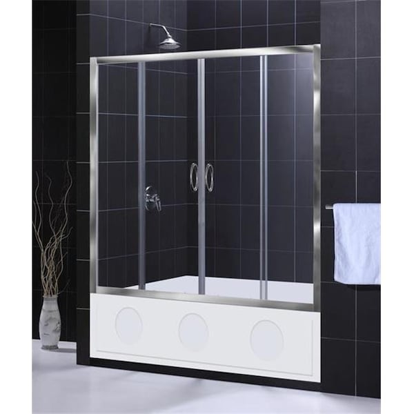 Dreamline DreamLine SHDR-1160586-01 Visions Bathtub Door - Chrome - SHDR-1160586-01