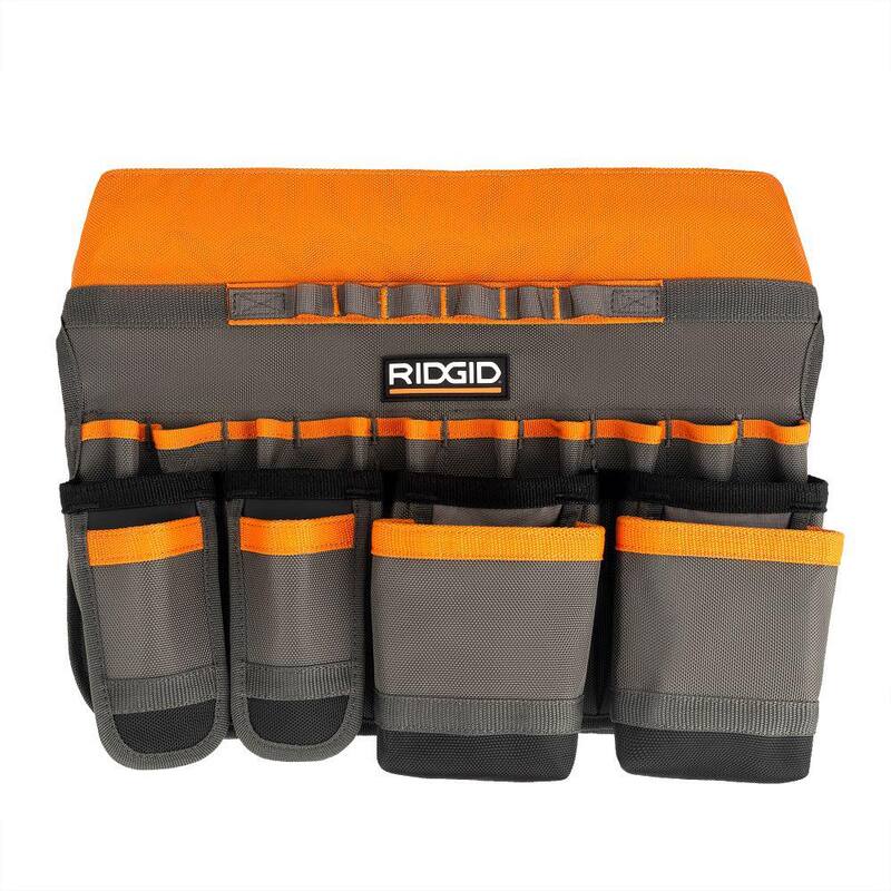 RIDGID 30 in. 35 Pocket Professional Grade Tool Bucket Bag - RD10030-TH