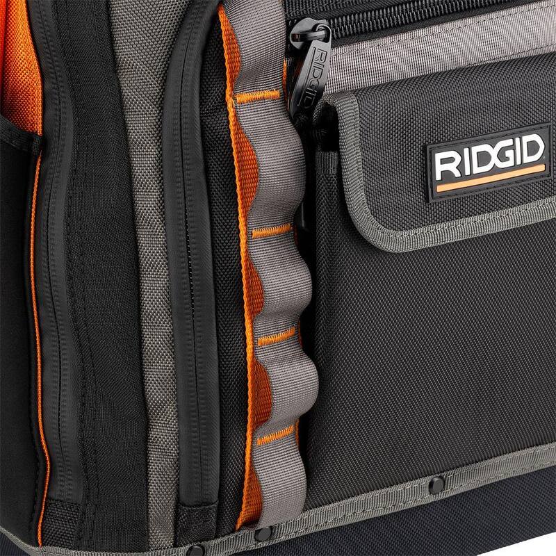 RIDGID 30 in. 35 Pocket Professional Grade Tool Bucket Bag - RD10030-TH