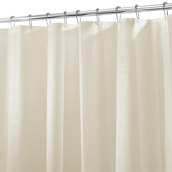 B & K iDesign 72 in. H X 72 in. W Beige Solid Shower Curtain Liner PEVA - 12053