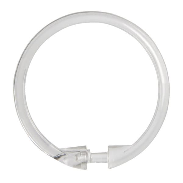 Kenney Mfg Kenney Clear Plastic Shower Curtain Rings 12 pk - KN61218V2