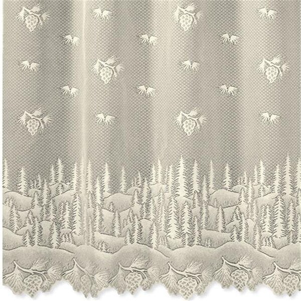 Heritage Lace Heritage Lace 6145W-OC 72 x 72 in. Pinecone Shower Curtain - 6145W-OC