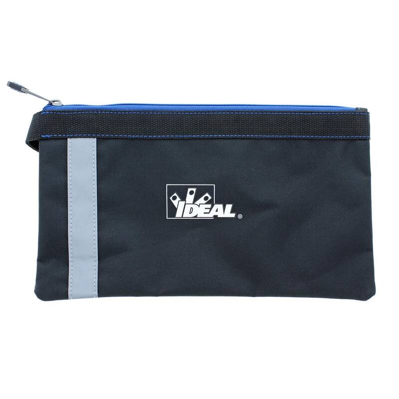 IDEAL Zipper Bag, Flat Pouch 12.5 in. x 7 in. x 0.5 in. - 37-050