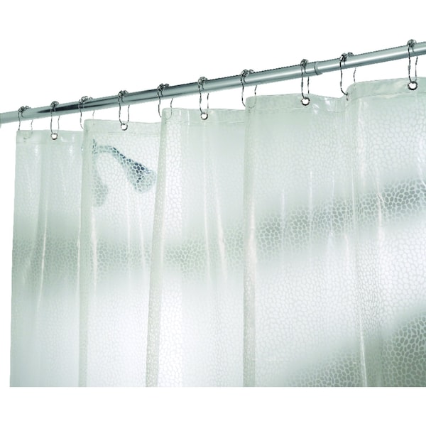Interdesign iDesign 72 in. H X 72 in. W Clear Raindrop Shower Curtain EVA - 21981