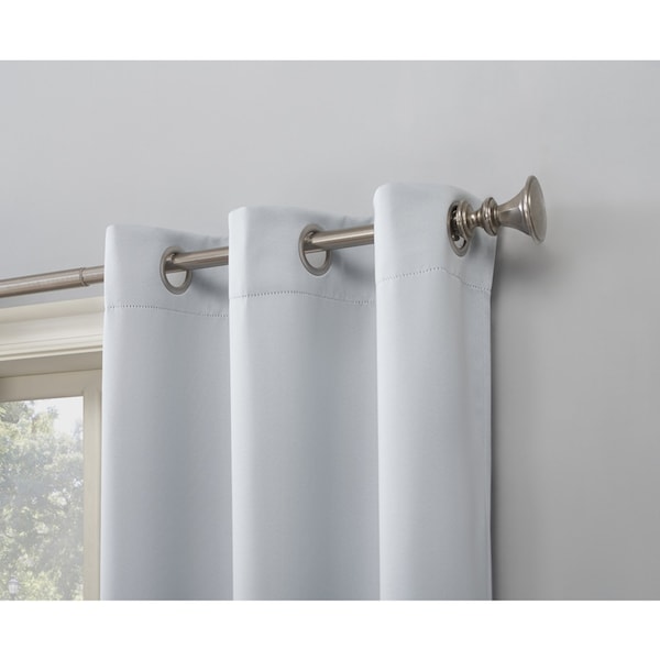 Sun Zero Sun Zero Norwich White Blackout Curtains 80 in. W X 63 in. L - AC-NRWCH63WHT