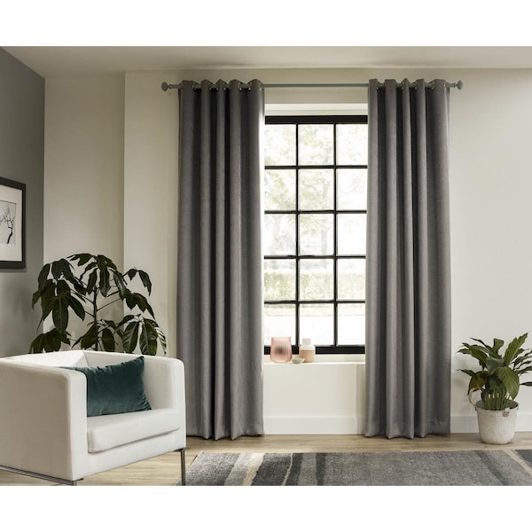Kd Mueble 63 in. Forest Intensions Single Curtain Rod Kit, Pastel Green - KD3036522