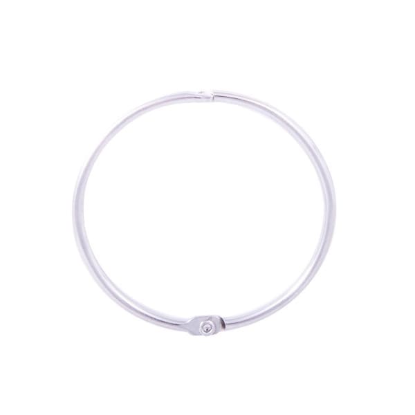 Kenney Mfg Kenney Chrome Silver Steel Shower Curtain Rings 12 pk - KN96004