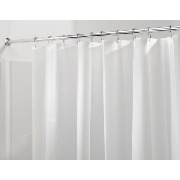 B & K iDesign 72 in. H X 72 in. W Frosted Solid Shower Curtain Liner PEVA - 12051