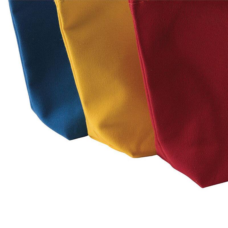 Klein Tools 18 in. Canvas Tool Bag with Zipper in Assorted Colors (3-Pack) - 5539LCPAK