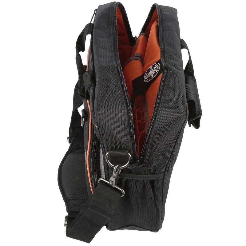 Klein Tools Tool Bag, Tradesman Pro Tech Bag, 22 Pockets w/Laptop Pocket, 16-Inch - 55455M