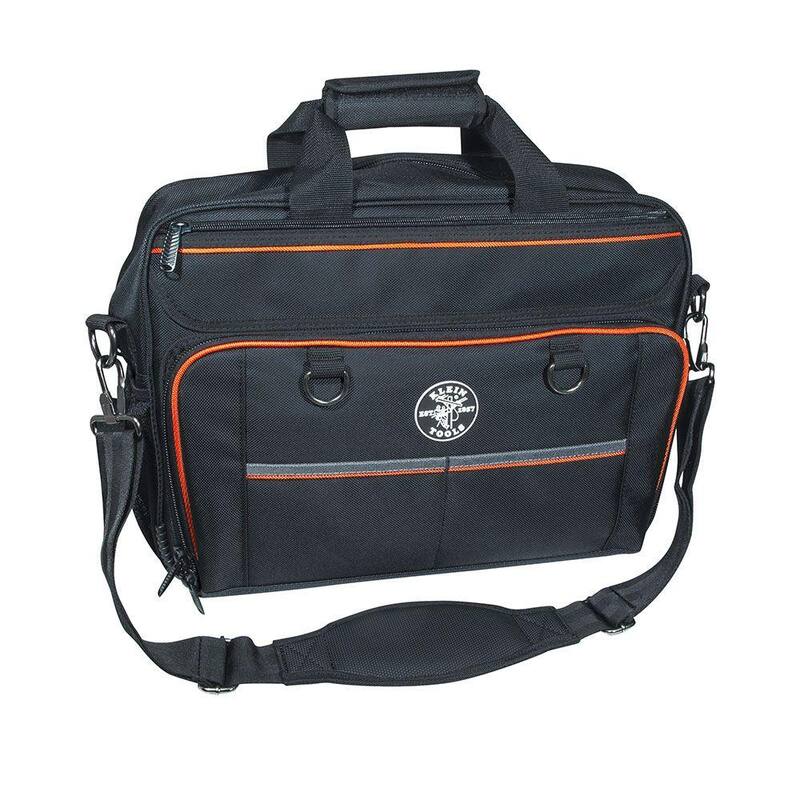 Klein Tools Tool Bag, Tradesman Pro Tech Bag, 22 Pockets w/Laptop Pocket, 16-Inch - 55455M
