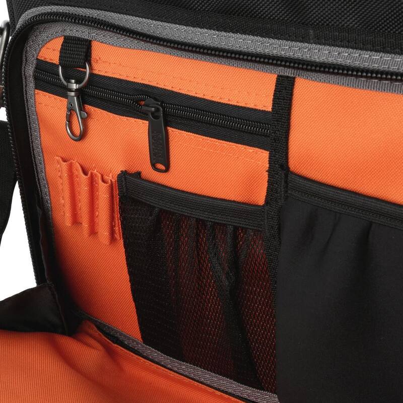 Klein Tools Tool Bag, Tradesman Pro Tech Bag, 22 Pockets w/Laptop Pocket, 16-Inch - 55455M