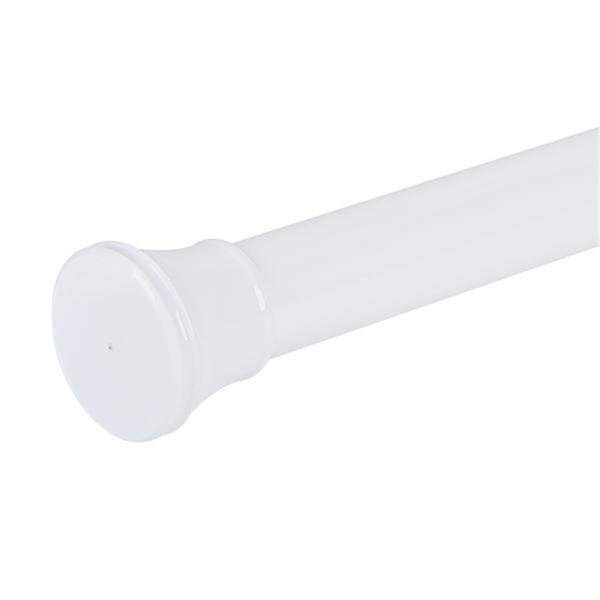Utopia Alley 40 inch Aluminum Tension Rod with PVC End Cap  Chrome - T42SS
