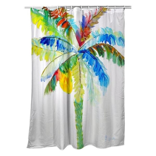 Betsy Drake Betsy Drake SH1094 Big Palm Shower Curtain - SH1094