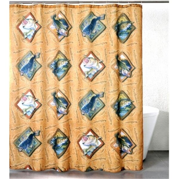 Casabella Casa Bella 2002 Bass Hooked Shower Curtain - 2002