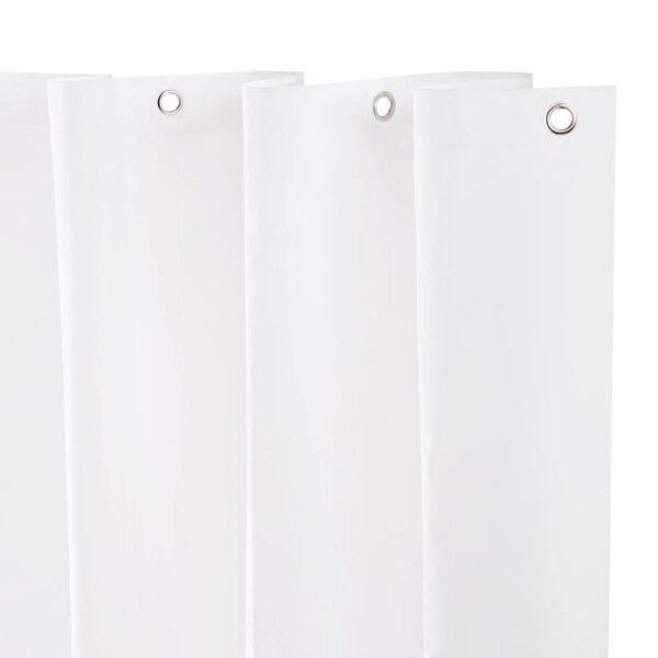 Kenney Mfg Kenney 72 in. H X 70 in. W White Shower Curtain Liner PEVA - KN61440