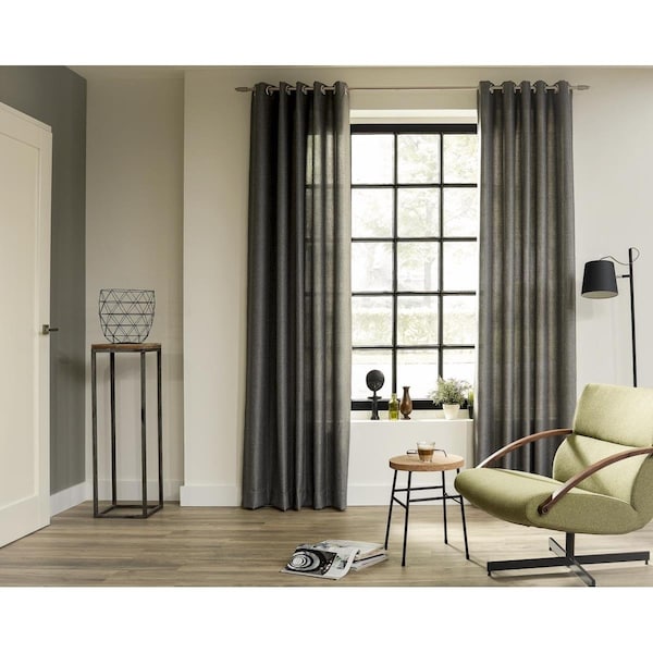 Kd Mueble 20 mm 63 in. Intensions Single Curtain Rod Kit, Brushed Nickel - KD3040013