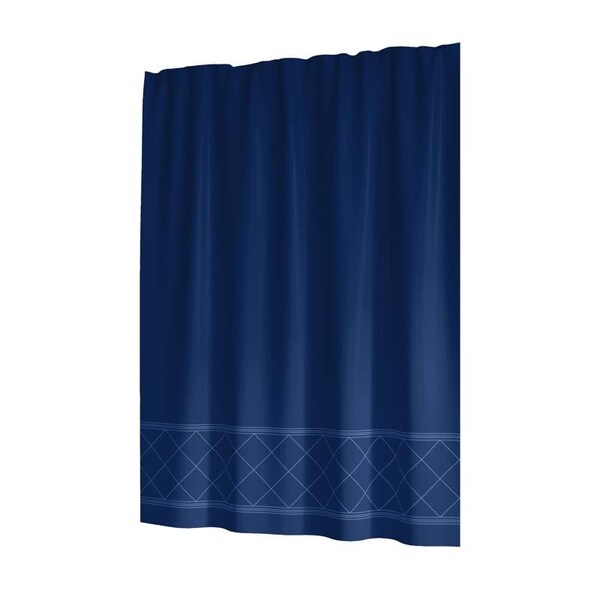 Sttelli Sttelli Radiance 72 in. H X 72 in. W Navy Shower Curtain Polyester - RAS-115-NAV