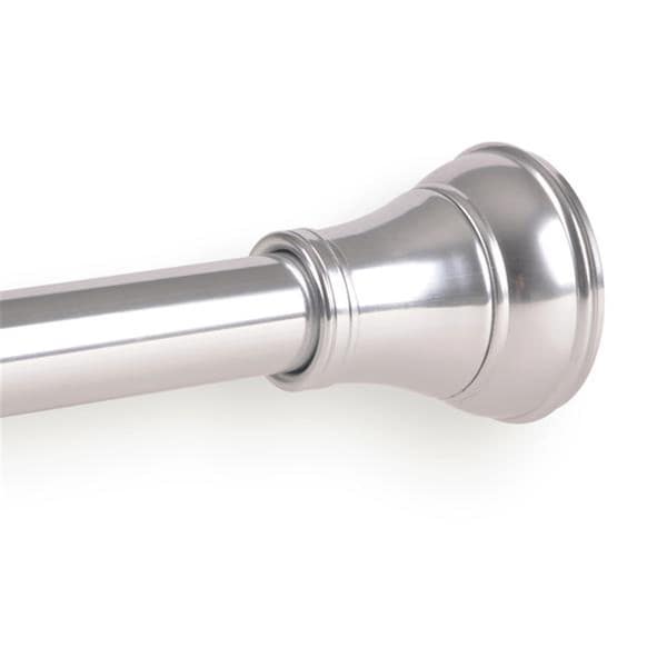 Utopia Alley 72 inch Aluminum Decorative Finial Tension Rod  Chrome - F72SS