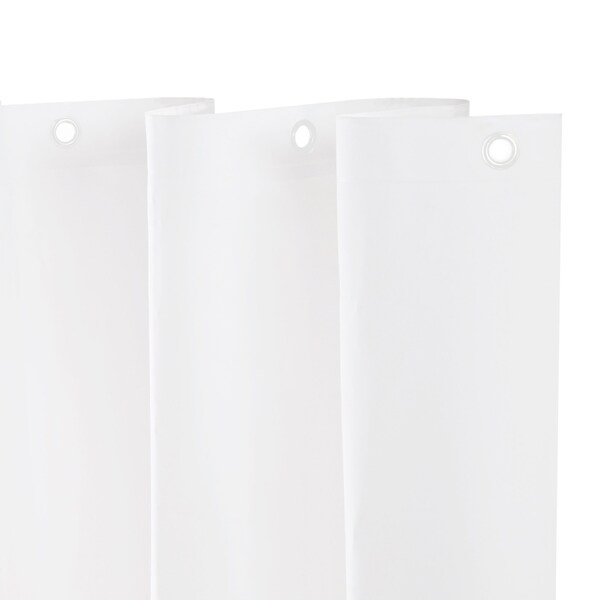 Kenney Mfg Lightweight PEVA Shower Curtain Liner, 70in W x 72in H, White, 2-Pack - KN61430V1PK2