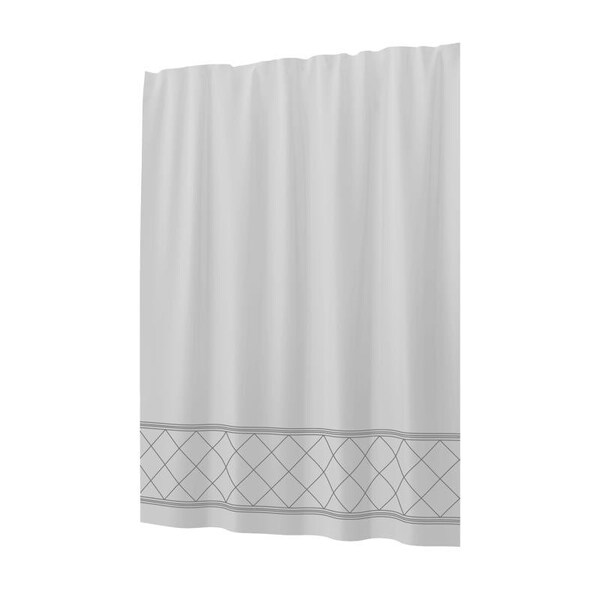 Sttelli Sttelli Radiance 72 in. H X 72 in. W White Shower Curtain Polyester - RAS-115-WH