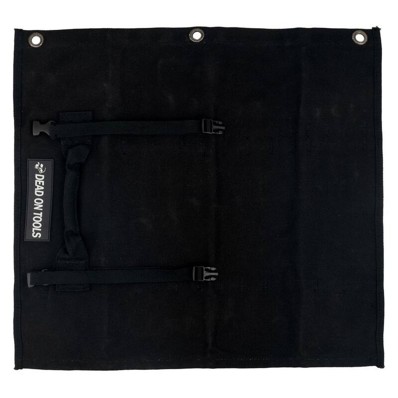 DEAD ON TOOLS 20 in. Heavy-Duty 24 oz. Canvas Wrench Tool Roll - DO240