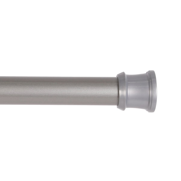 Kenney Mfg Twist & Fit No Tools Tension Shower Curtain Rod, 36-63in, Polished Pewter - T608C/PL5