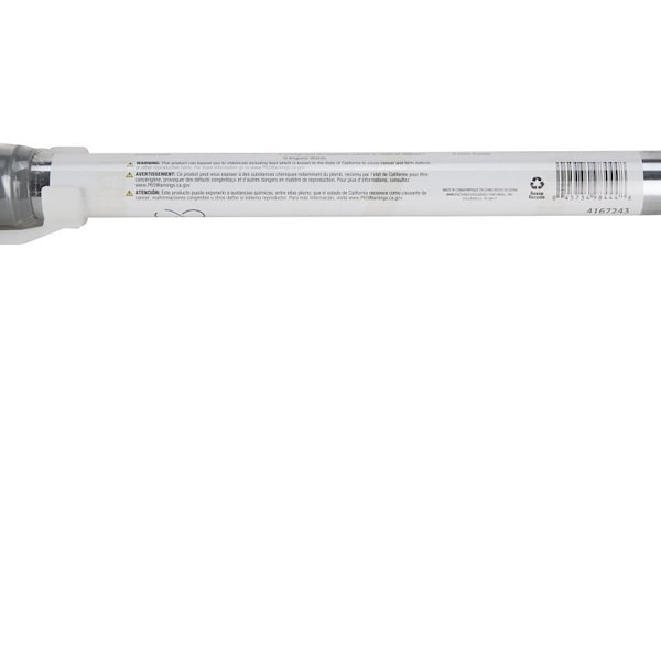 Simple Spaces Shower Curtain Rod, 7-1/2 lb, 41 to 76 in L Adjustable, 1 in Dia Rod, Steel, Chrome - SD-SR41-C3L