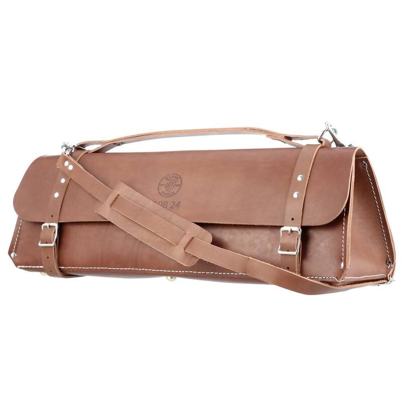 Klein Tools Deluxe Leather Bag, 24-Inch - 5108-24